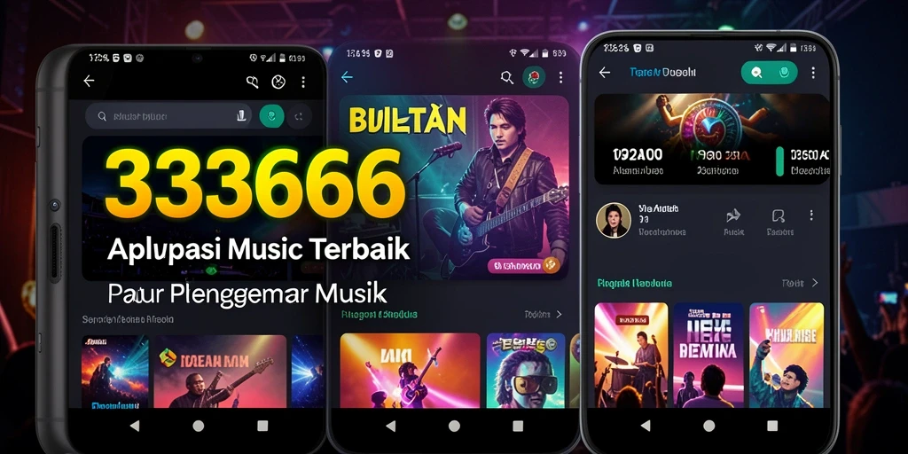 Tampilan gameplay <strong>333666</strong> yang menampilkan berbagai pilihan lagu.