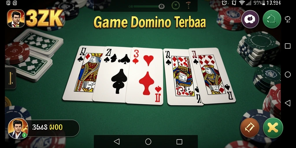 Screenshot gameplay 33ZK yang menampilkan aksi seru permainan Domino.