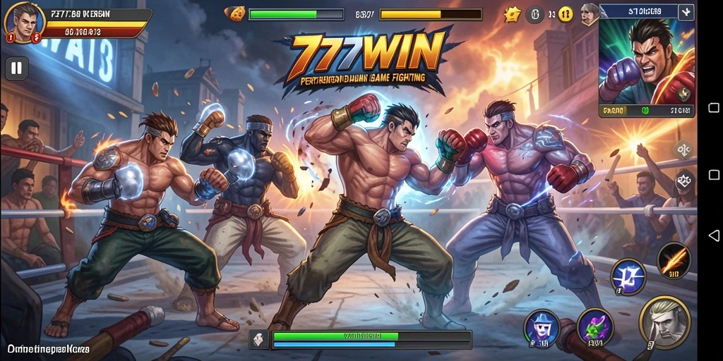 Tampilan seru pertarungan di game Fighting 777WIN.