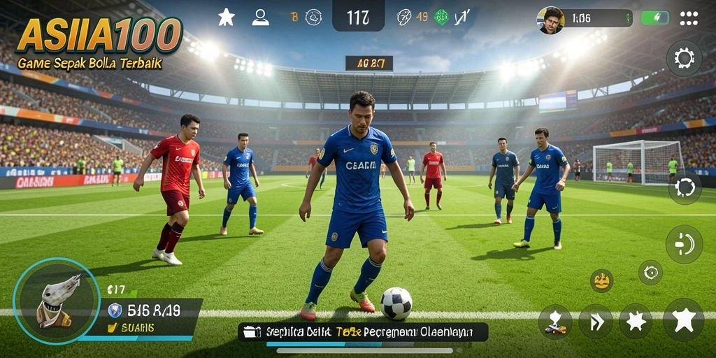 Tangkap momen seru dalam pertandingan sepak bola yang mendebarkan.