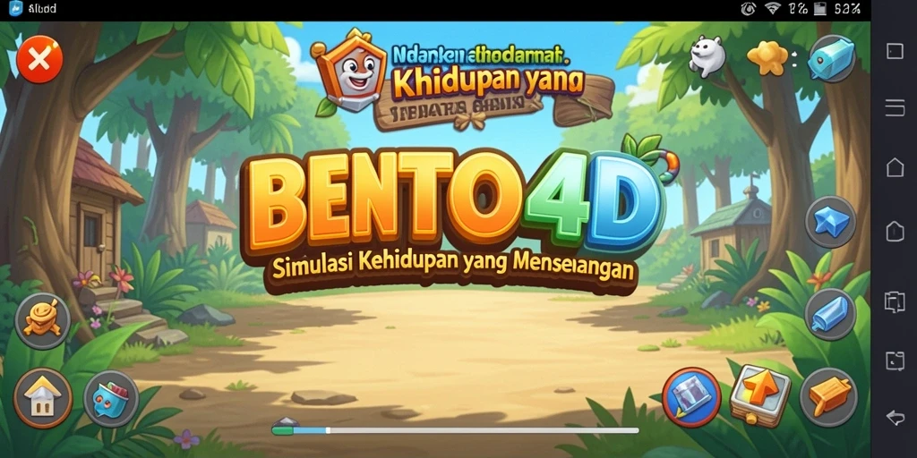 Tampilan gameplay <strong>BENTO4D</strong> yang mengasyikkan dan penuh warna.