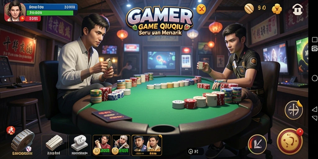 Tampilan gameplay seru dari GAMERP yang penuh strategi.