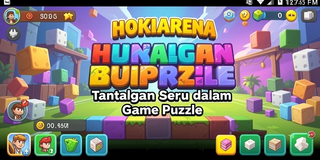 Tampilan gameplay HOKIARENA yang penuh warna dan menantang.