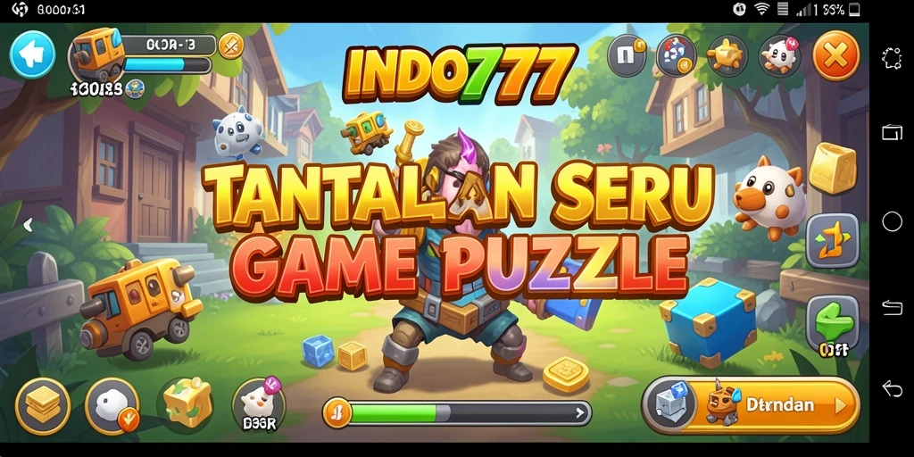 Tampilan gameplay Puzzle yang menantang dan menarik.