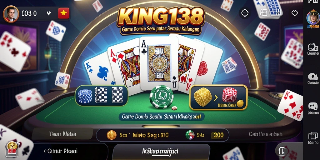 Tampilan gameplay KING138 yang menarik dan interaktif.