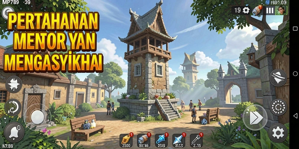 Tampilan gameplay MVP789 yang seru dan menegangkan di Tower Defense.