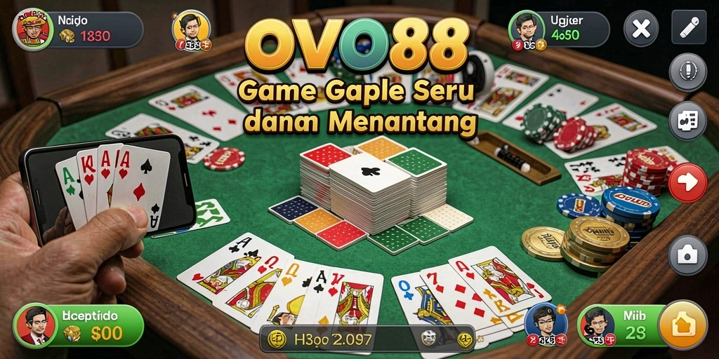 Tampilan gameplay OVO88 yang seru dan interaktif.