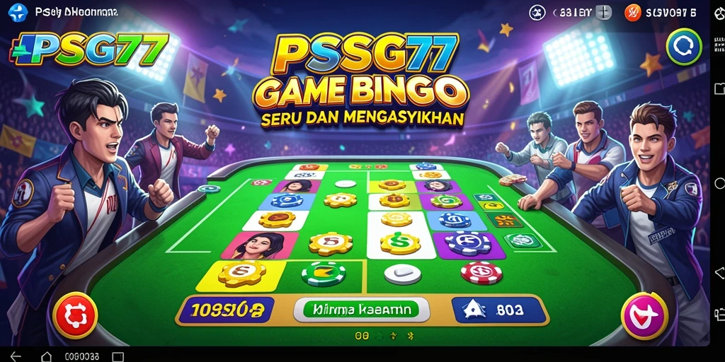 Tampilan gameplay Bingo yang seru dan interaktif.