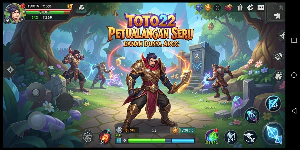 Tangkapan layar gameplay TOTO22 dengan aksi seru dalam pertarungan ARPG.